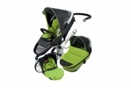 Full-aluminum 3-wheel stroller